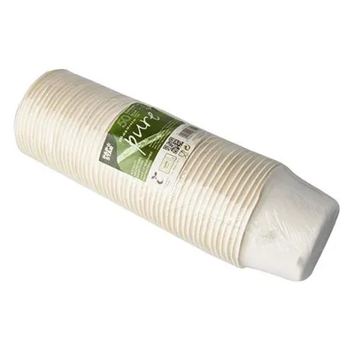 Immagine prodotto di 50 tazze Soup, zucchero di canna puro 350 ml Ø 10 cm - 6,4 cm bianco