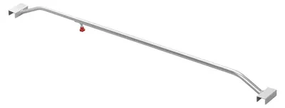 Obrázok produktu pre Držiak plachty hliníkový nastaviteľný 108-146 cm pre kryt prívesu