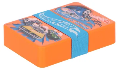 Immagine prodotto di Scatola per il pranzo Hot Wheels, scatola per la merenda, robusta scatola per il pane 18x13x5 cm