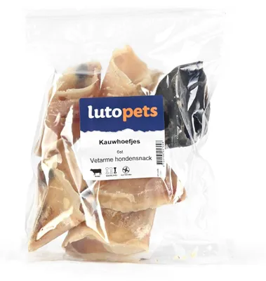 Imagen del producto de Lutopets Kauhufe de ternera – 6 unidades – Snacks para perros