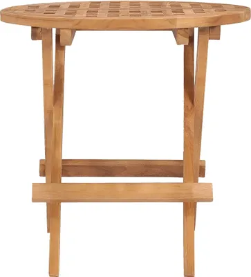 Produktbild von vidaXL Klappbarer Gartentisch 50x50x50 cm Teak Massivholz