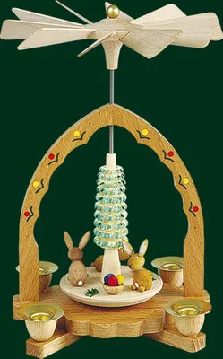 Produktbild von Tischpyramide Osterhasen Höhe= 19cm NEU