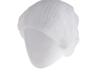 Image de 100 Pcs Chapeau de Chef Non-tissé Caps Médicaux Jetables Bouffant Caps