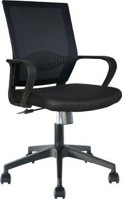 Produktbild von Casa Dolce Bürostuhl MONIS, schwarz, 58x60x93-103 cm, drehbar und höhenverstellbar, Stoff & Netz