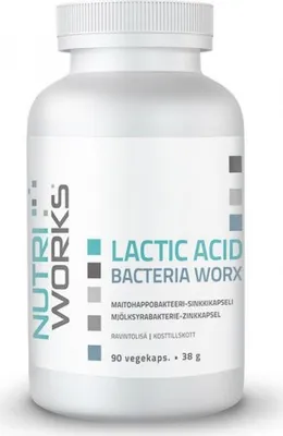 Imagen del producto de Bacterias Ácidas Lácticas Worx, 90 cápsulas