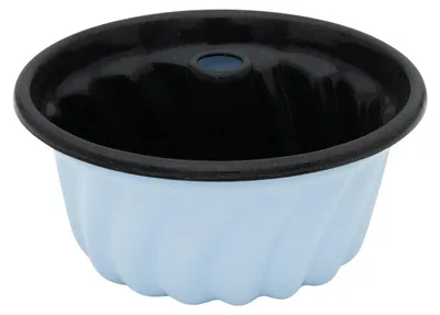 Produktbild von Riess Emaille Mini Backform Gugelhupfform Ø 12 cm Backemaille Blau
