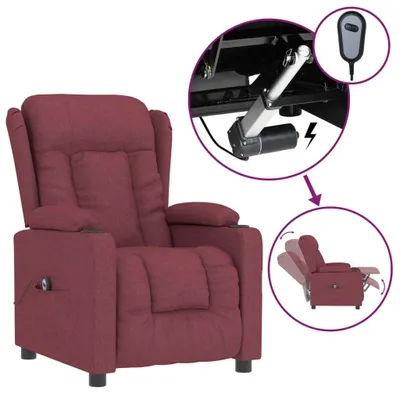 Obrázek produktu pro vidaXL Relaxační křeslo Electric Vínově červená látka
