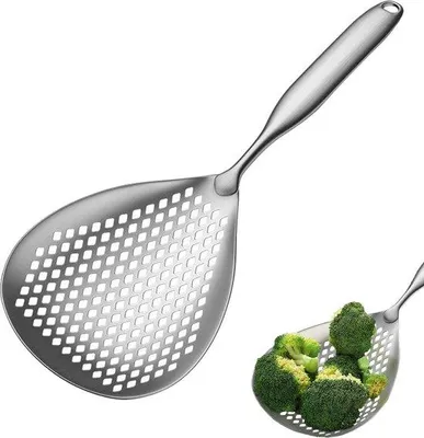 Produktbild von Famanu Filterlöffel Edelstahl - für heiße Gerichte und frittierte Speisen