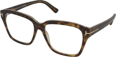 Produktbild von Tom Ford Brille FT5955-B 055 Havana mit UV-Filter, Antireflexionsschicht, Blaublocker, Fahrergläser