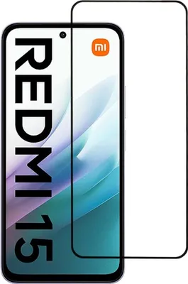 Produktbild von Xiaomi Redmi 15 5G Displayschutz - Coverup Full-Cover 9H Panzerglas - Schwarz