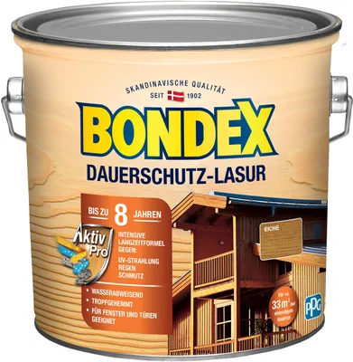 Produktbild von Bondex Dauerschutz Lasur 2,5 L eiche