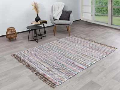 Produktbild von Steffensmeier Handwebteppich Nango | Fußbodenheizunggeeignet | Antistatisch | Beigebraun, handgewebt, Größe: 120x180 cm