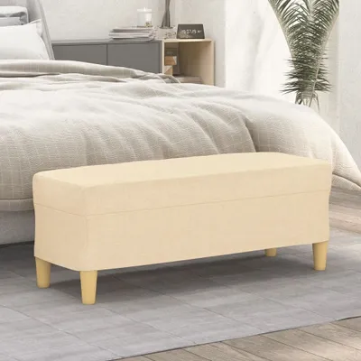 Immagine prodotto di Panca The Living Store crema 100x35x41 cm tessuto