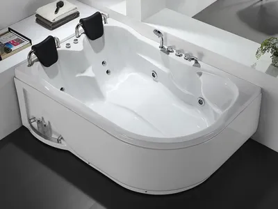 Produktbild von RAFINA Hydromassage-Badewanne - 2-Sitzer 181 x 121 x H 65 cm