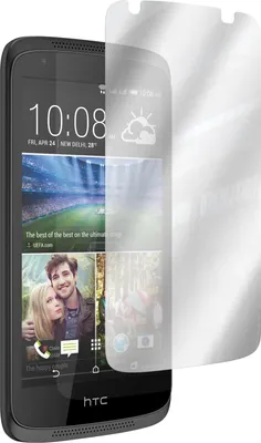 Produktbild von 4er-Pack PhoneNatic Displayschutzfolien verspiegelt  kompatibel mit HTC Desire 326G