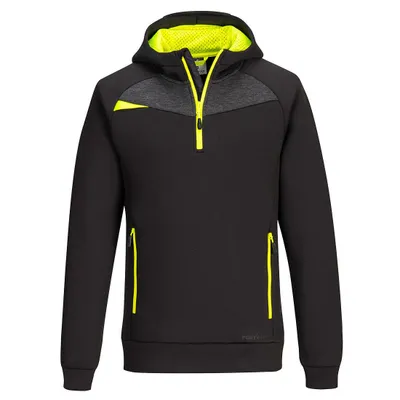 Productafbeelding van Portwest DX467 DX4 Kwartritsrits Hoodie, zwart, maat S