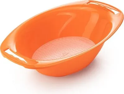Produktbild von Börner Schüssel mit Sieb V5 PowerLine - Grüne Salatschale, Öl- & Essig-resistent, BPA-frei, Spülmaschinenfest
