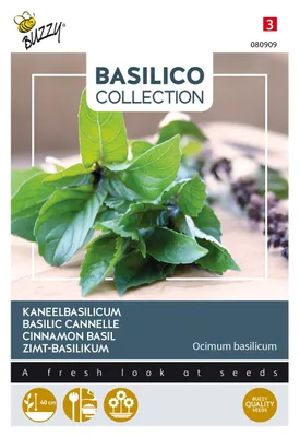 Image de Buzzy Basilic Cannelle Graines - Environ 1,5 gr | Buzzy_080909