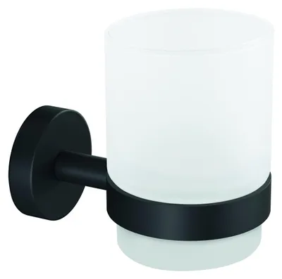 Image de tesa 40566-00000-00 tesa Zahnputzbecherhalter MOON schwarz, weiß