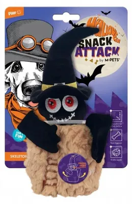 Produktbild von M-Pets Hexenfigur Leckerli-Spender Quietschespielzeug Hund Welpe