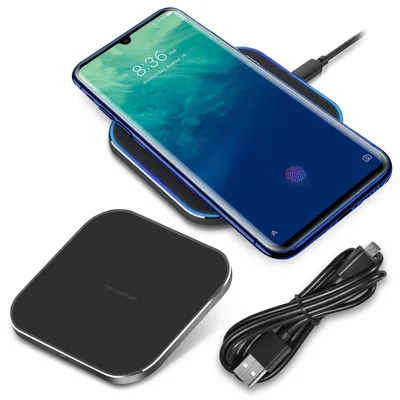 Produktbild von Induktives Schnell Ladegerät für ZTE Axon 9 Pro QI Wireless Ladestation Kabellos