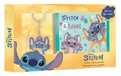 Image de Portefeuille avec porte-clés Lilo & Stitch - Diakakis