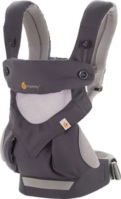 Zdjęcie produktu dla Nosidełko Ergobaby 360 Collection Cool Air - Carbon Grey