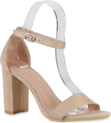 Produktbild von VAN HILL Damen Klassische Sandaletten Schuhe 840051, Farbe: Beige, Größe: 40