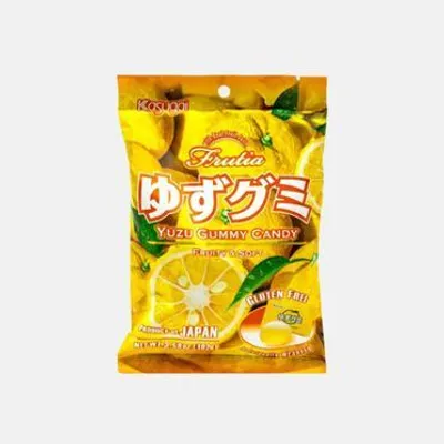 Immagine prodotto di Gommose Kasugai Fruttate e Morbide allo Yuzu Senza Glutine 102g