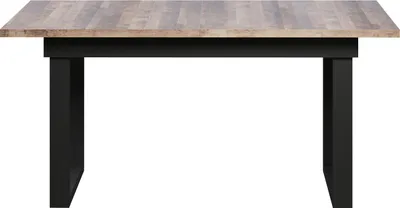 Produktbild von Esstisch "Syncro" Eiche hell, ausziehbar 160-200 cm, Metallgestell und Synchronauszug