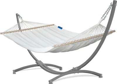 Obrázok produktu pre Potenza hojdacia sieť s rámom Pre dve osoby hojdacia sieť s tyčou 215x140 cm I Galvanizácia rám 220 kg