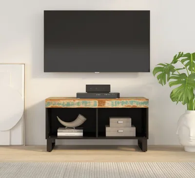 Obrázek produktu pro The Living Store TV skříňka 85x33x43,5 cm z masivního starého dřeva