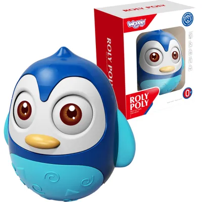Zdjęcie produktu dla WOOPIE BABY Sensoryczny Pingwinek Wańka Wstańka