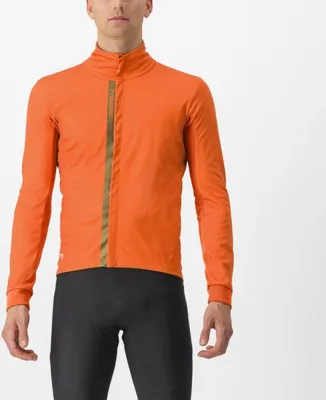 Zdjęcie produktu dla Kurtka termiczna CASTELLI na rower – ENTRATA – pomarańczowa, rozmiar XL