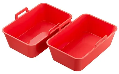 Image de Moules en silicone pour friteuse à air chaud, lot de 2, épaisseur 2,5 mm