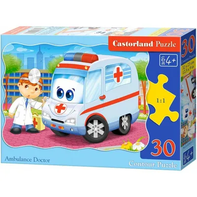 Produktbild von Castorland Ambulance Doctor  Puzzle 30 Teile   B-03471