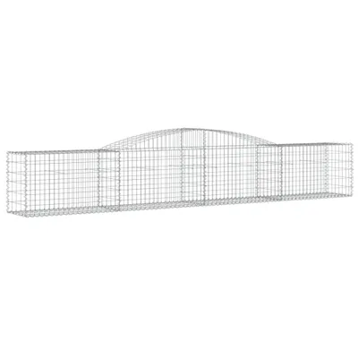 Immagine prodotto di vidaXL Gabbione ad arco alto 400x50x60/80 cm Ferro zincato