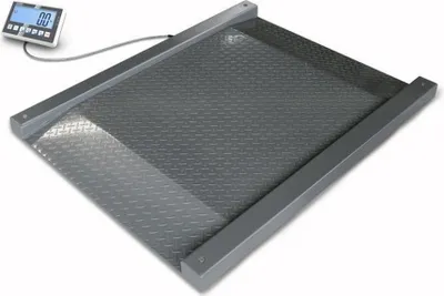 Produktbild von KERN & SOHN Durchfahrwaage, 600 kg, Grau, Stahl, LCD, 4,8 cm, 1800 mm