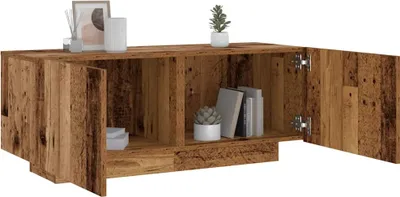 Obrázok produktu pre vidaXL Nočný stolík vzhľad starého dreva 100x35x40 cm materiál na báze dreva
