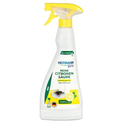 Produktbild von Reine Citronensäure Spray: Entkalker für Küche und Bad, Reinigungsmittel, 1 x 500 ml, Größe:1er Pack
