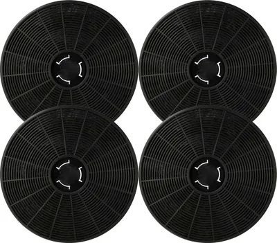 Produktbild von vhbw 4x Aktivkohlefilter Ersatz für Klarstein 10035386 für Dunstabzugshaube - 16 cm