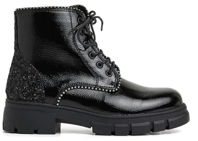 Produktbild von Mädchenstiefel Pepe Jeans Lilli schwarze Stiefel Kunstleder 34