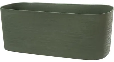 Produktbild von Pflanzgefäß mit Wasserreservoir – GARDEN ID Respect – Grünspan 50 x 17 cm – 100 % Hausmüll – 100 % recycelbar