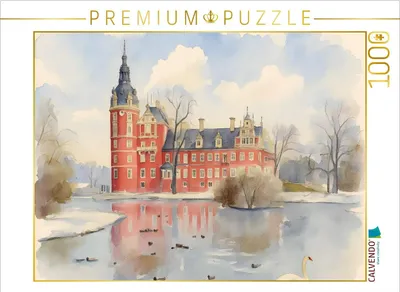 Produktbild von CALVENDO Puzzle Schloss Muskau | 1000 Teile Lege-Größe 64x48cm Foto-Puzzle für glückliche Stunden