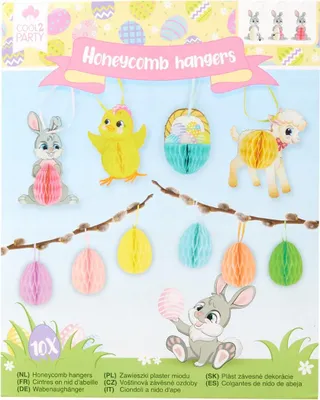 Zdjęcie produktu dla Ozdoby wielkanocne zawieszki, 11 sztuk