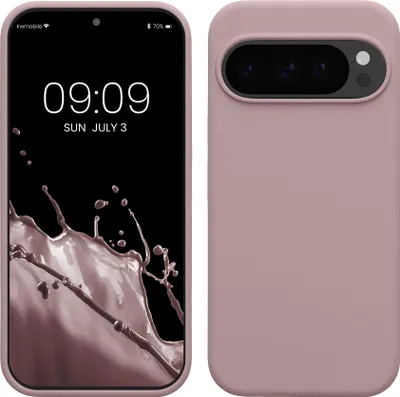 Produktbild von kwmobile Handyhülle für Google Pixel 10 / Pixel 10 Pro Hülle - Case Silikon - Kabelloses Laden - Schutzhülle Cover in Nude Lilac