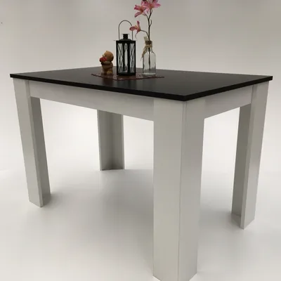 Produktbild von Möbel SD Esstisch Mia 110x70cm Schwarz-Weiß