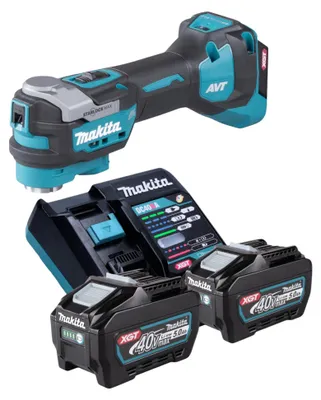 Productafbeelding van Makita TM 001 GT201 Accu multifunctioneel gereedschap 40 V max. Starlock Max Brushless + 2x oplaadbare accu 5.0 Ah + lader