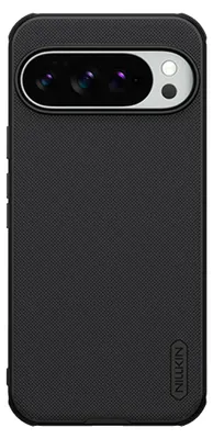 Produktbild von Nillkin, Hülle Super Frosted Pro für Pixel 10 Pro XL im Bi-Material-Design, Schwarz