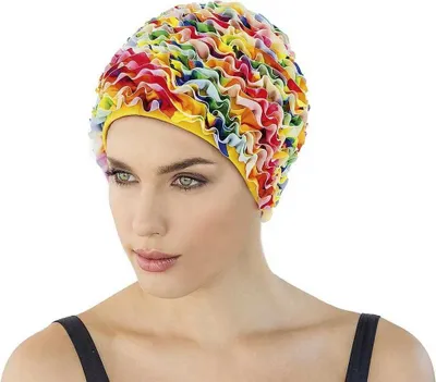 Produktbild von Fashy Frill Badekappe Mehrfarbig Mehrfarbig One Size